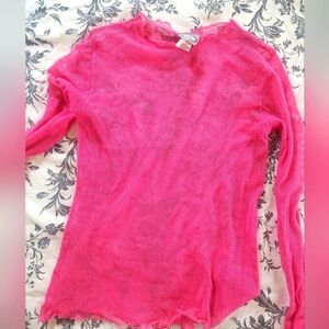 Pink Net top